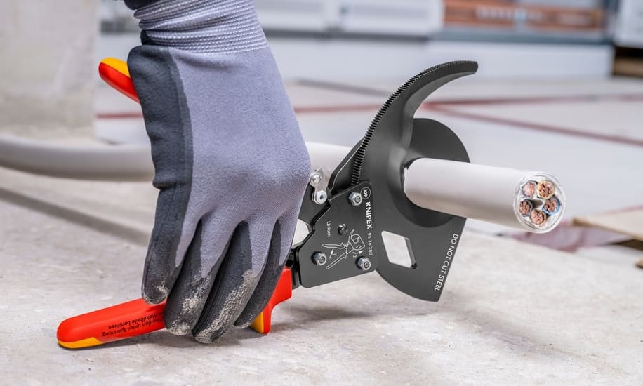 KNIPEX Launches 95 36 250 and 95 36 280 Ratchet Cable Cutters