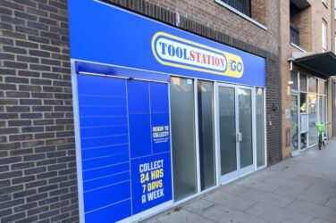 Toolstation trials 17 collection eLockers at Battersea store