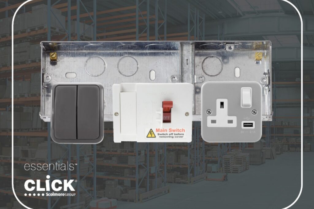 Essentials wiring accessories from Click Scolmore