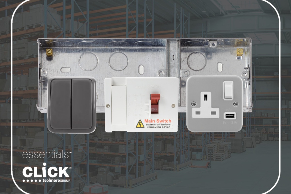 Essentials wiring accessories from Click Scolmore